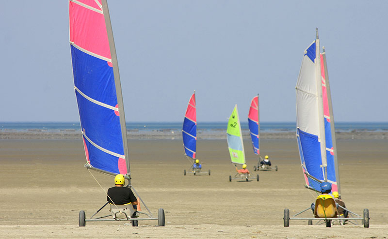 Char à voile plage oléron activités Fleur de Sel location maison